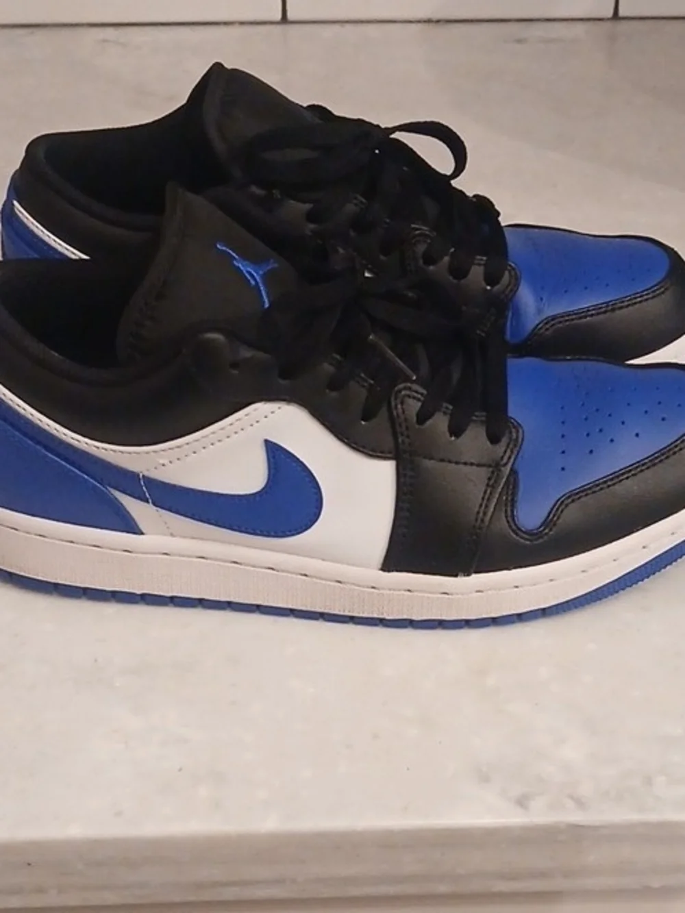 Nike Air Jordan 1 Low - Black/White/Royal Blue